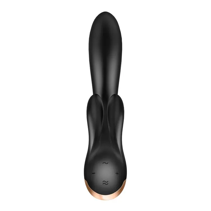 Satisfyer Double Flex App Rabbit Vibrator Black Satisfyer Vibrators