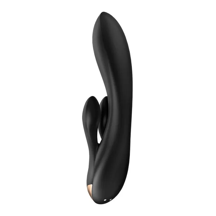 Satisfyer Double Flex App Rabbit Vibrator Black Satisfyer Vibrators