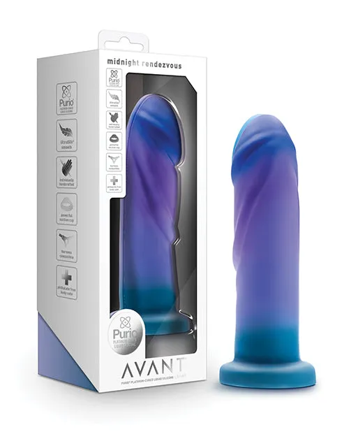 Blush Novelties Dildos Blush Avant Midnight Rendezvous Silicone Dildo Ocean Blue Blush Novelties Dildos Blush Avant Midnight Rendezvous Silicone Dildo Ocean Blue