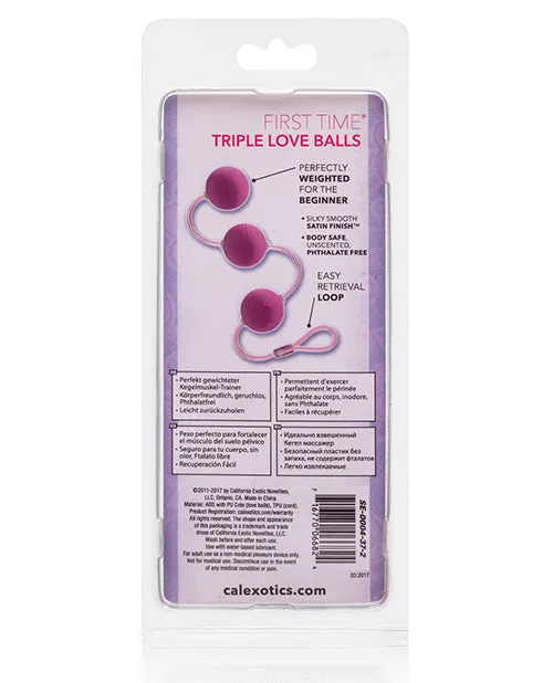First Time Love Balls Triple Lover California Exotic Novelties Vibrators