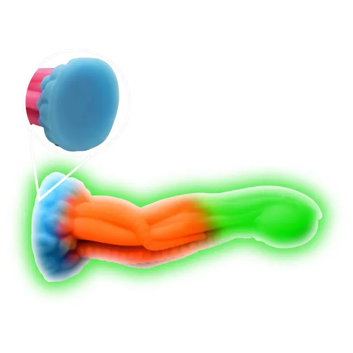 iloveexcitement Dildos Creature Cocks TentaGlow GlowintheDark Silicone Dildo