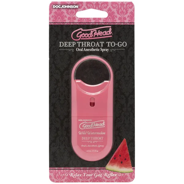 Doc Johnson Goodhead Deep Throat Spray ToGo Wild Watermelon 33 oz Anal