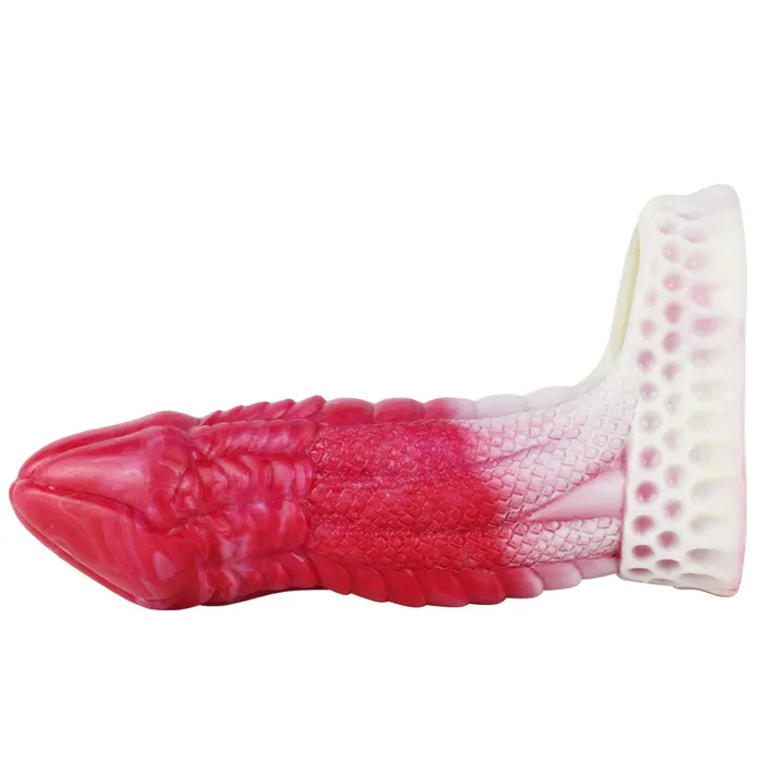 Male Sex Toys Penis Extenders Enlargers Tyrannosaurus Beast Fantasy Silicone Large Realistic Penis Sleeve House of Dasein