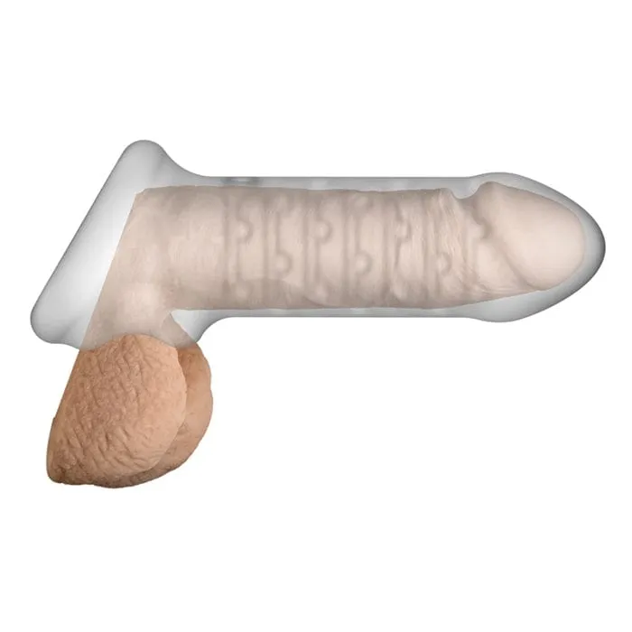 Male Sex Toys SD Variations OptiMALE Extender with Ball Strap Thin Frost