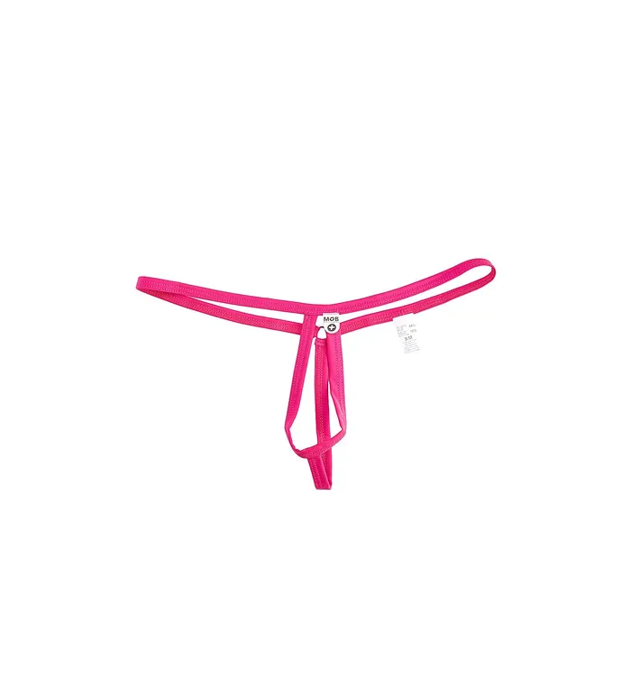 Vibrators MALEBASICS Mob Tear Drop Thong Hot Pink LXl