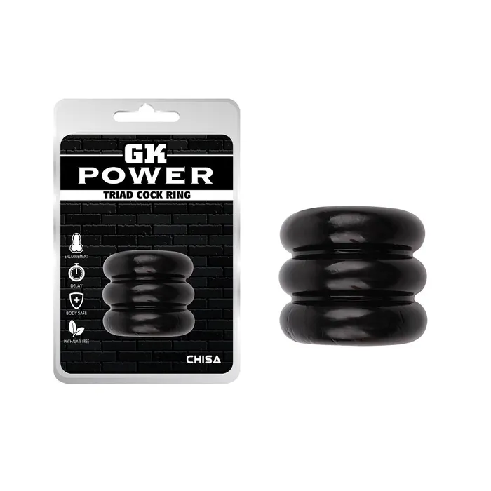 Male Sex Toys CHISA GK POWER TRIAD COCK RING