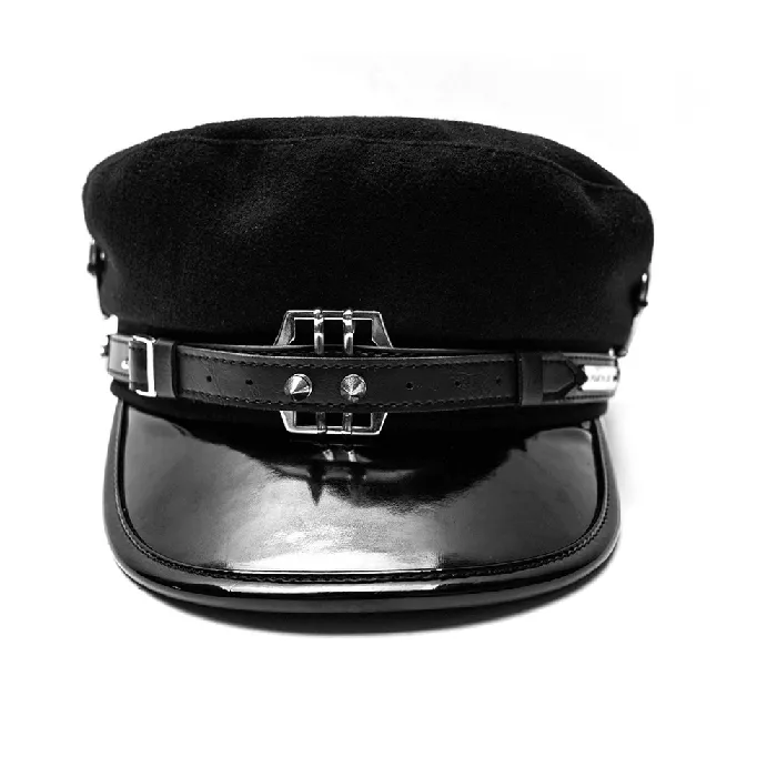 Punk Cap with PU Brim and Metal Embellishments EVEs SECRETS Male Sex Toys