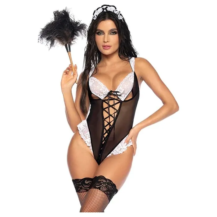 Sexy French Maid Costume SmallMedium Mapale Male Sex Toys