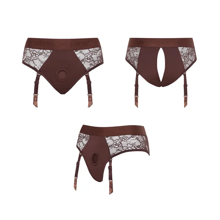 Straponme Female Sex Toys Lingerie Diva Harness Chocolate