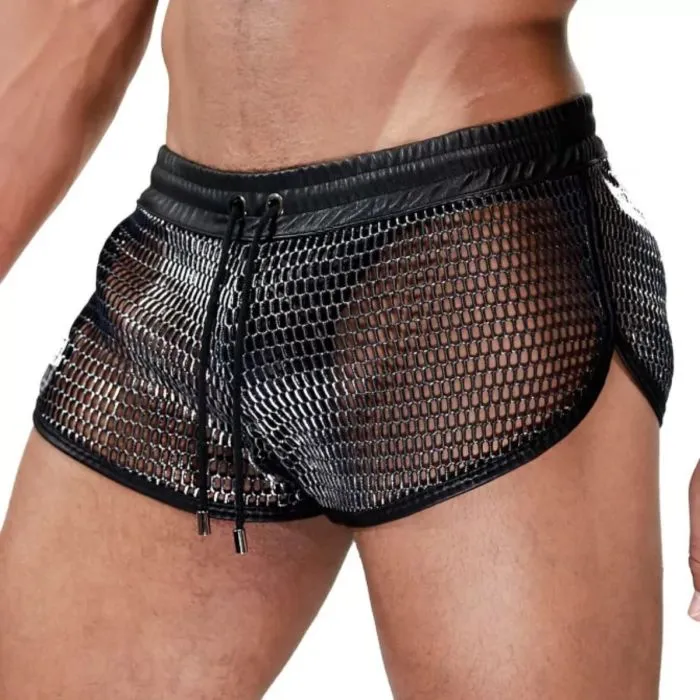 Anal TOF Paris TOF Paris Roman Mesh Shorts Black