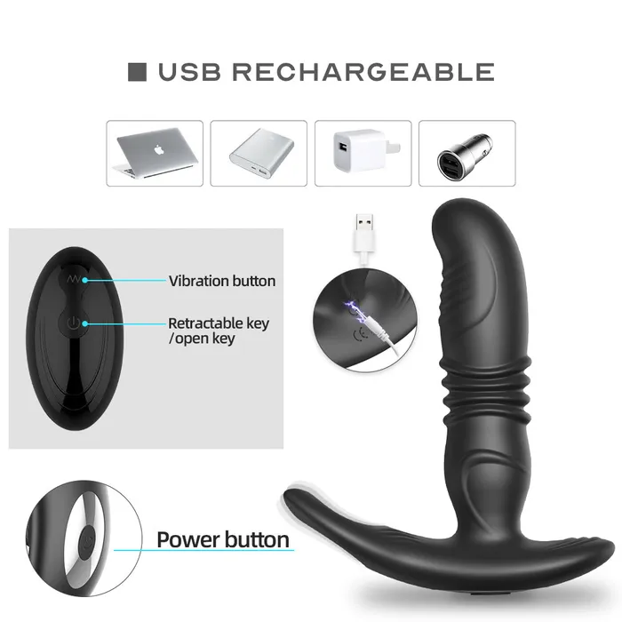Branson Retractable Prostate Massager FRISKY BUSINESS SG Anal