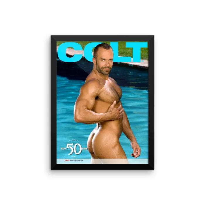 COLT Man Framed Poster Nate Karlton COLT Store Vibrators COLT Man Framed Poster Nate Karlton COLT Store Vibrators