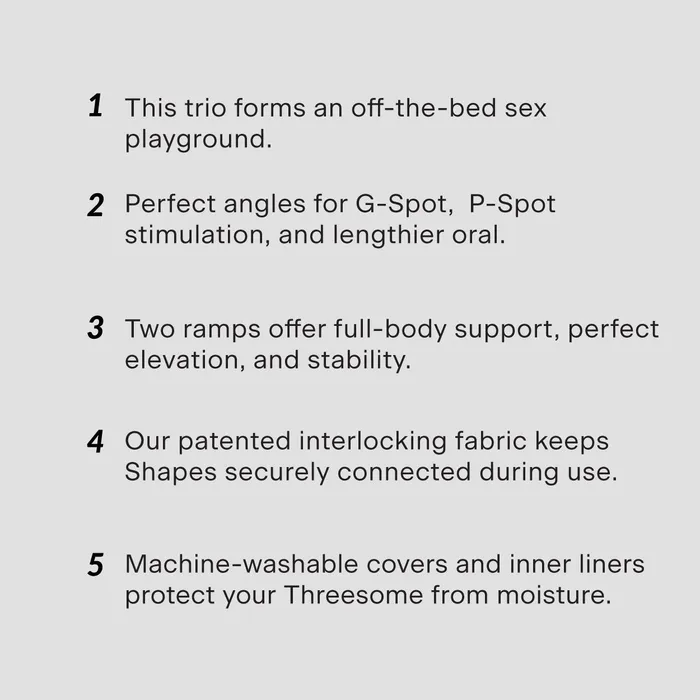 Liberator Liberator Wedge Ramp Threesome Combo Sex Pillow Couples