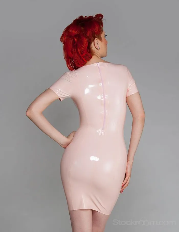 vendorunknown Vibrators Latex Scoop Dress