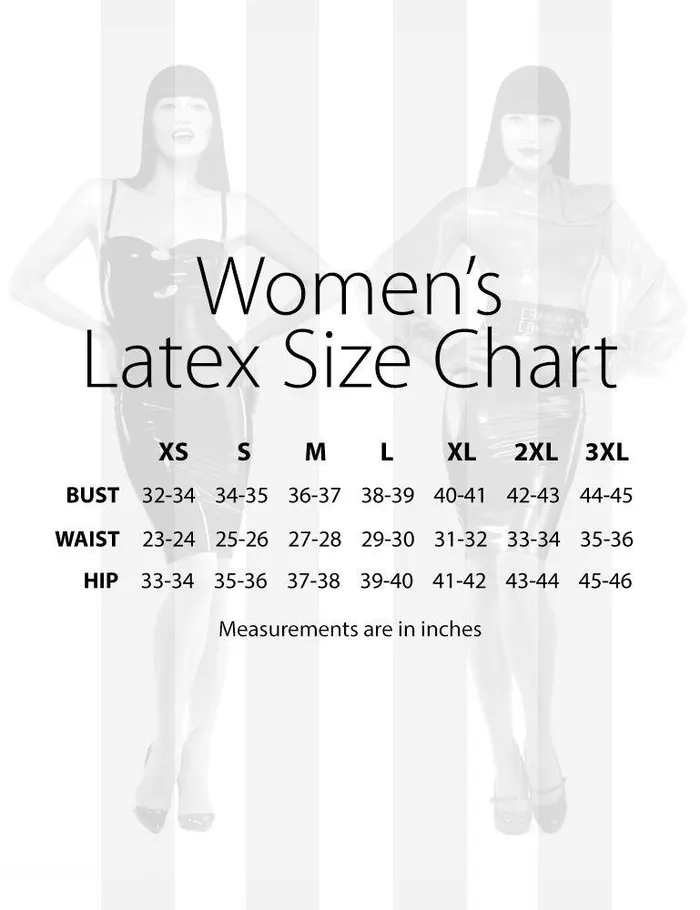vendorunknown Vibrators Latex Scoop Dress
