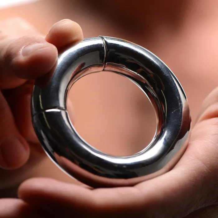 XR Brands Male Sex Toys Magnetize Stainless Steel Magnetic Ball Stretcher