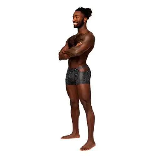Anal Male Power Male Power Snaked Pouch Short BlackBlue XL