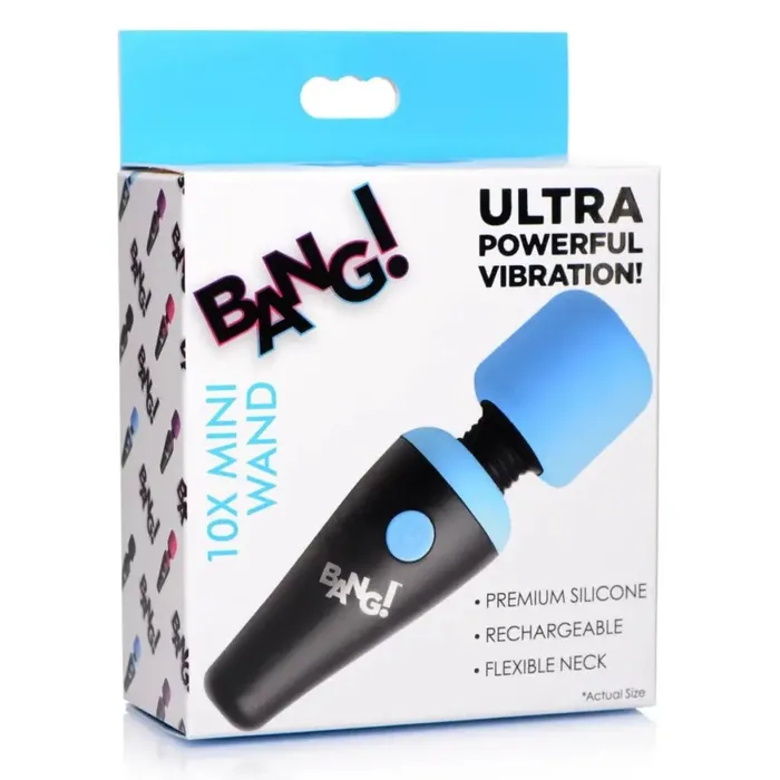 BANG 10x Ultra Powerful Silicone Mini Wand BANG Female Sex Toys