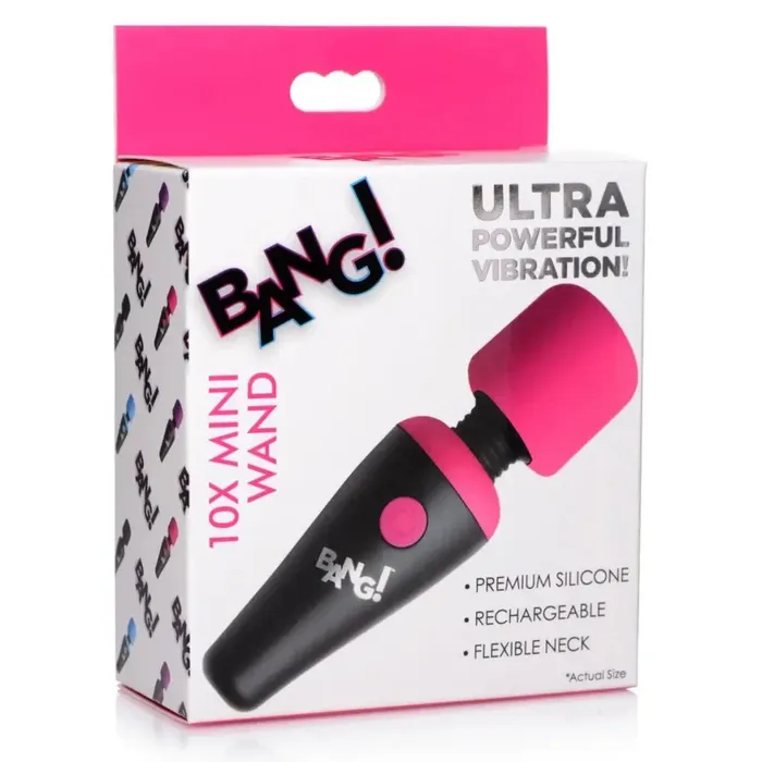 BANG 10x Ultra Powerful Silicone Mini Wand BANG Female Sex Toys