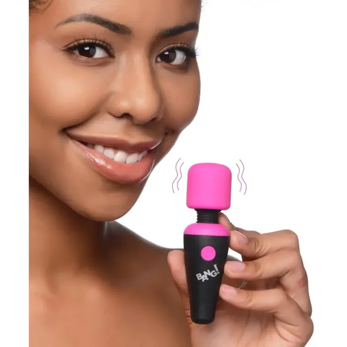 BANG 10x Ultra Powerful Silicone Mini Wand BANG Female Sex Toys