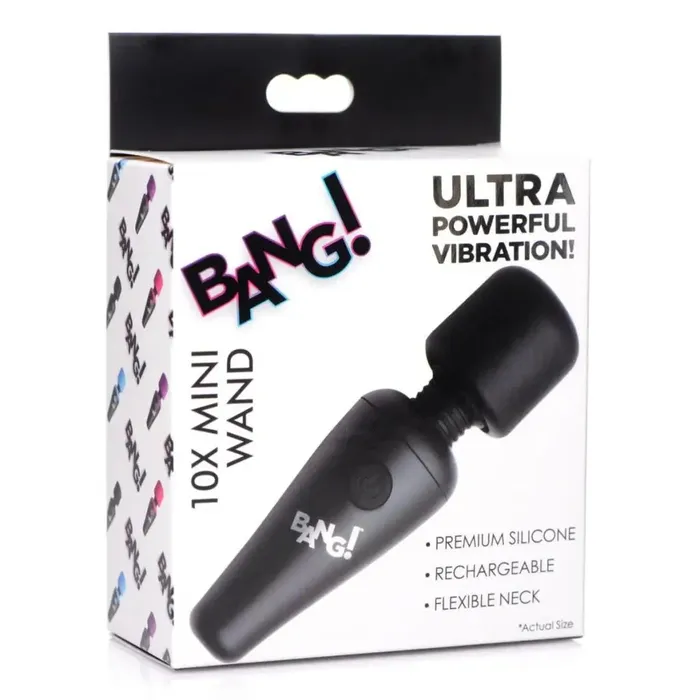 BANG 10x Ultra Powerful Silicone Mini Wand BANG Female Sex Toys