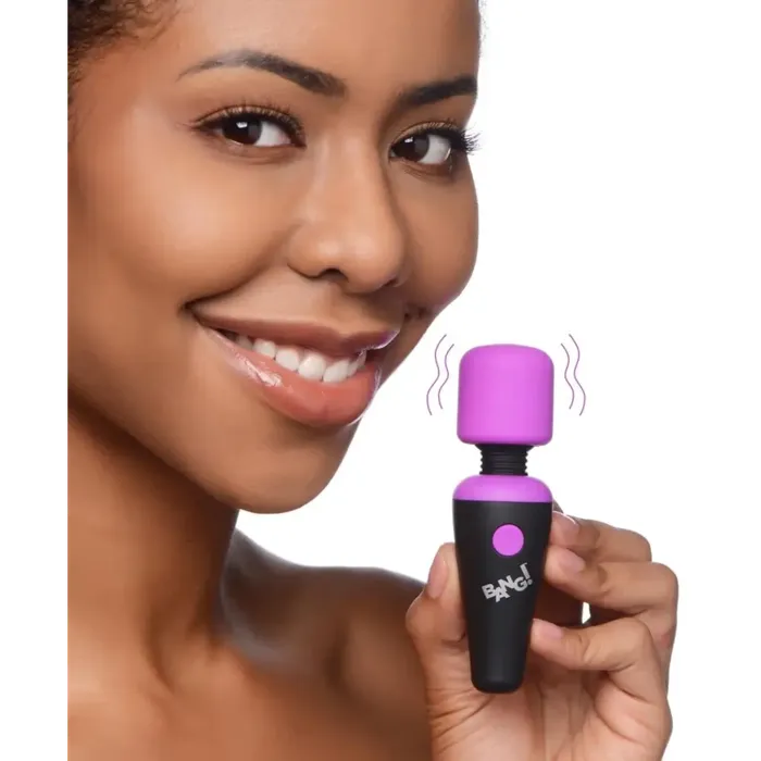 BANG 10x Ultra Powerful Silicone Mini Wand BANG Female Sex Toys
