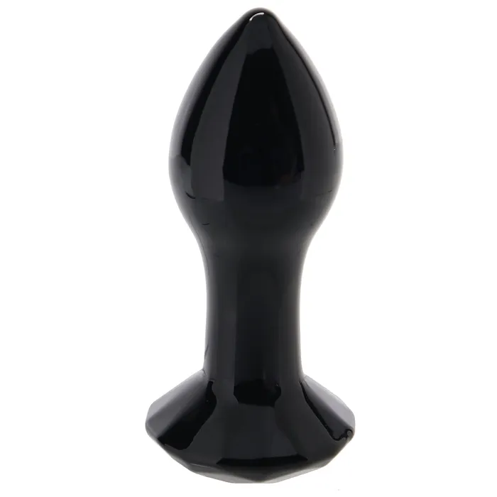 Crystal Glass Gem Plug in Black ns novelties Anal