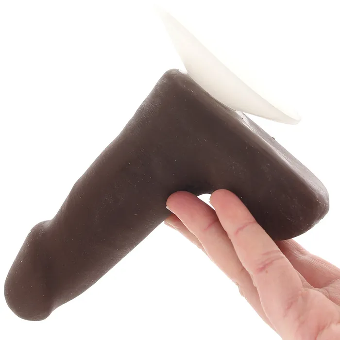 Doc Johnson Female Sex Toys The Realistic 5 Inch Cock with Balls in Chocolate