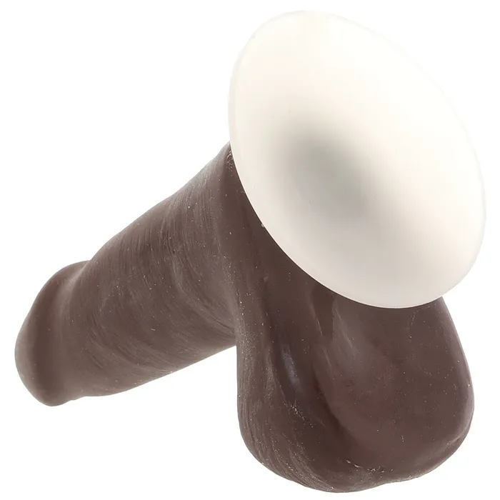 Doc Johnson Female Sex Toys The Realistic 5 Inch Cock with Balls in Chocolate