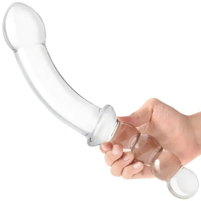 Electric Hustler Lingerie Dildos Glas 125in Girthy Double Sided W Handle Electric Hustler Lingerie Dildos Glas 125in Girthy Double Sided W Handle