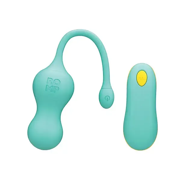 Female Sex Toys ROMP Romp Cello Blue Rechargeable RemoteControlled Silicone GSpot Egg Vibrator