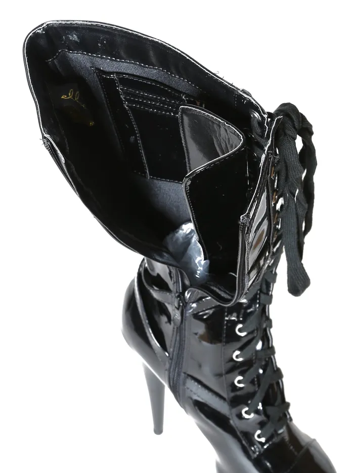 HonourSkintwocom Anal Black Lattice Platform Boot With Secret Wallet HonourSkintwocom Anal Black Lattice Platform Boot With Secret Wallet