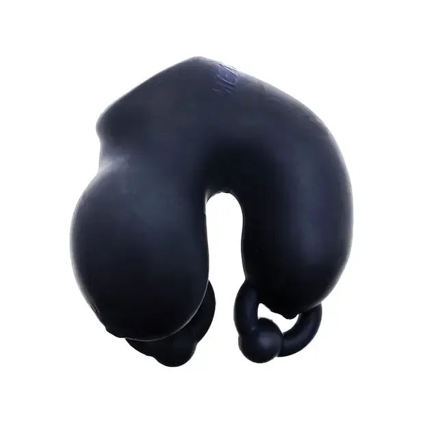 Male Sex Toys Oxballs Meatlocker Chastity Clear Ice OXBALLS