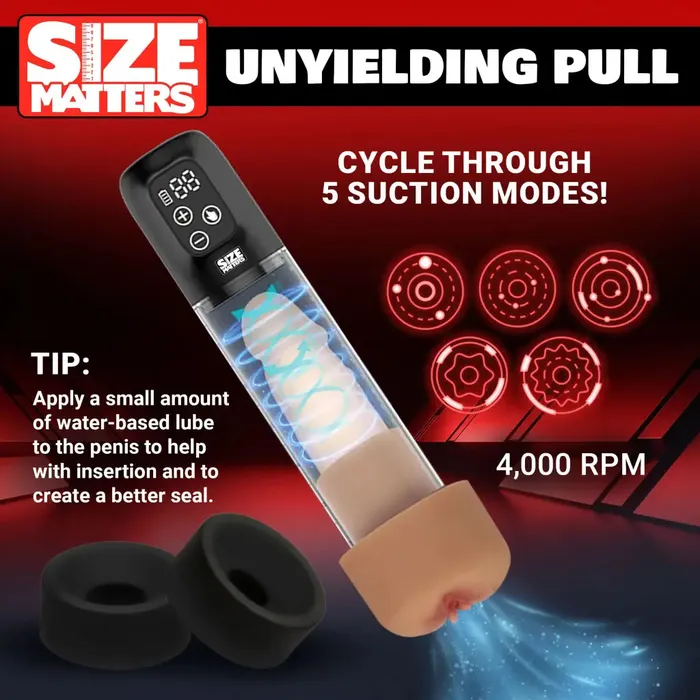 Male Sex Toys XR Brands Sucking Penis Pump With Attachments