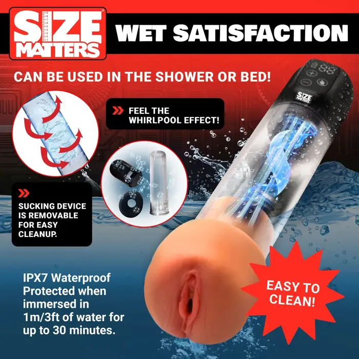 Male Sex Toys XR Brands Sucking Penis Pump With Attachments
