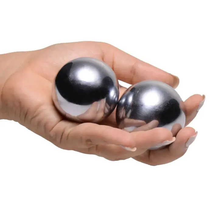 Master Series Dildos Titanica Extreme Steel Orgasm Balls
