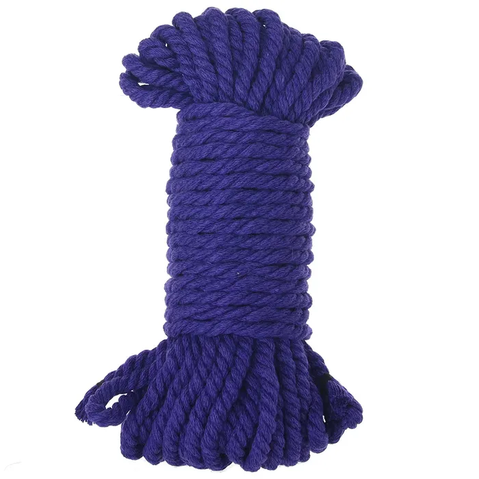 Merci Bind Tie Hemp 50ft Bondage Rope in Purple Doc Johnson Vibrators