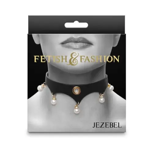 New Sensations Novelties Inc Anal Fetish Fashion Jezebel Collar Black