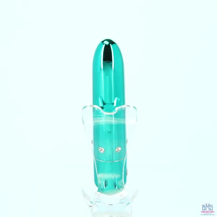 PowerBullet Pretty Point Bullet Vibrator Rechargeable Teal PowerBullet Vibrators