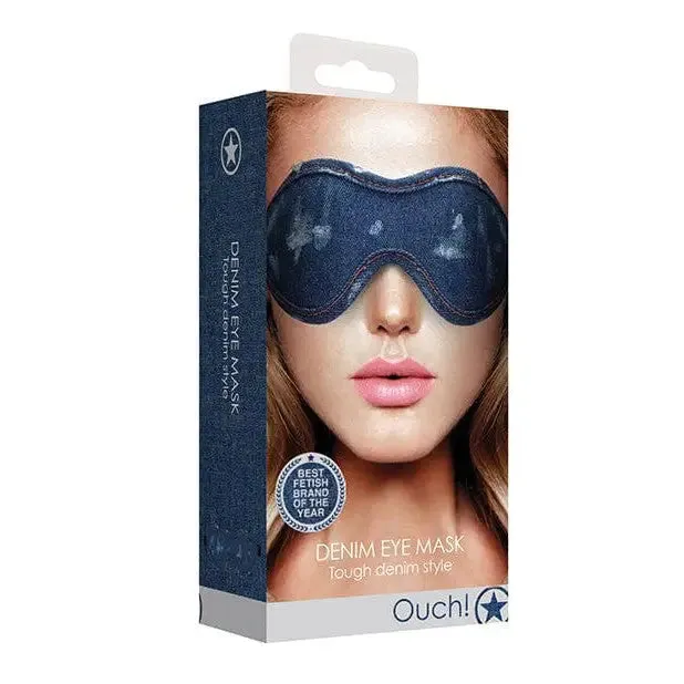Vibrators Shots Denim Eye Mask SHOTS AMERICA
