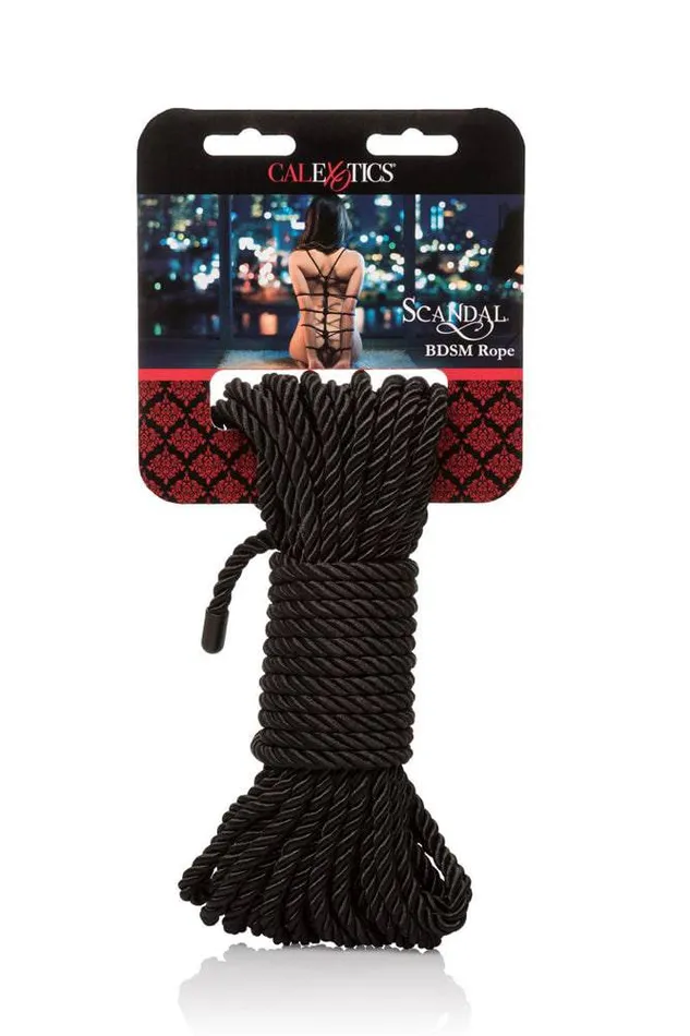 Cal Exotics Cal Exotics Scandal BDSM Rope Black Anal