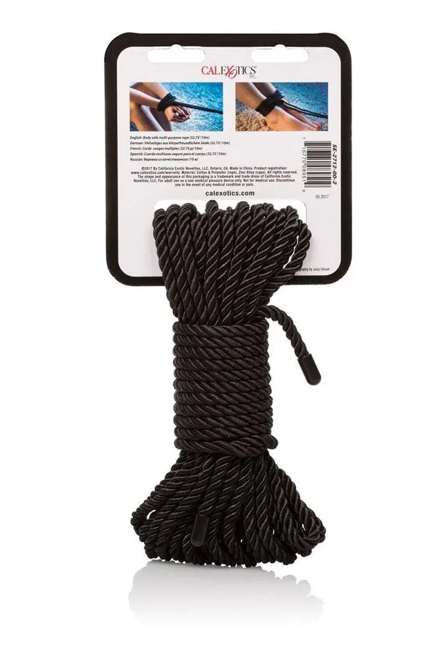Cal Exotics Cal Exotics Scandal BDSM Rope Black Anal