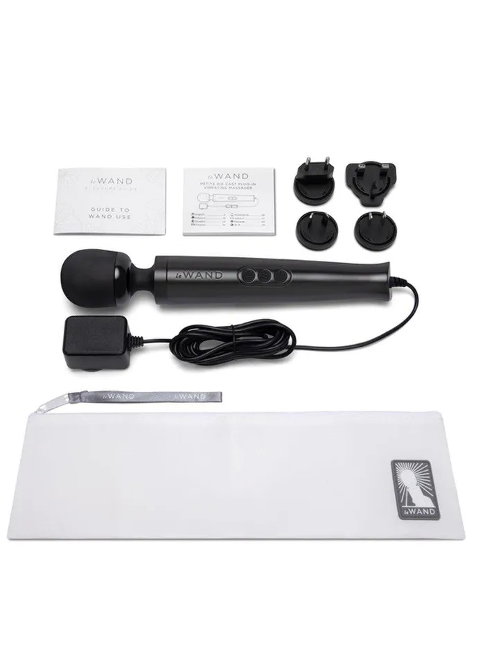 Die Cast Plug In Massager Black Le Wand Anal
