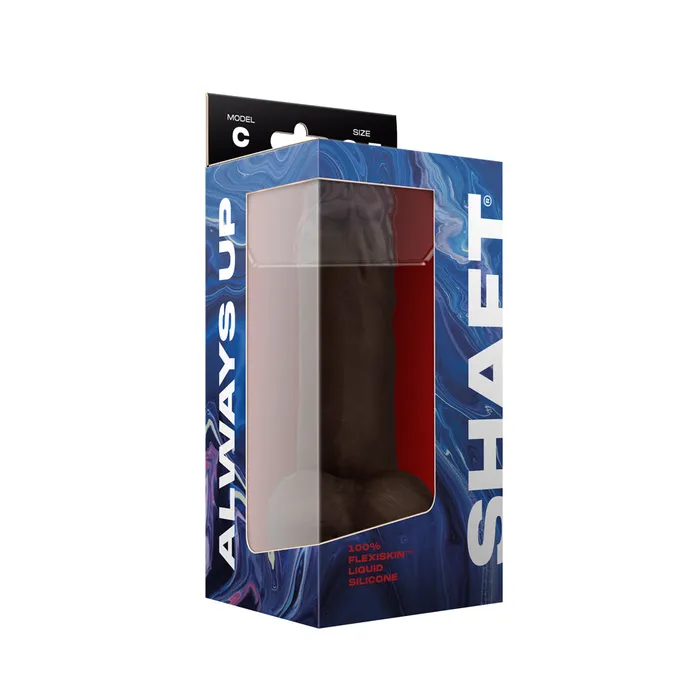 Dildos SHAFT Shaft Model C Liquid Silicone Dildo With Balls 85 Inch Mahogany