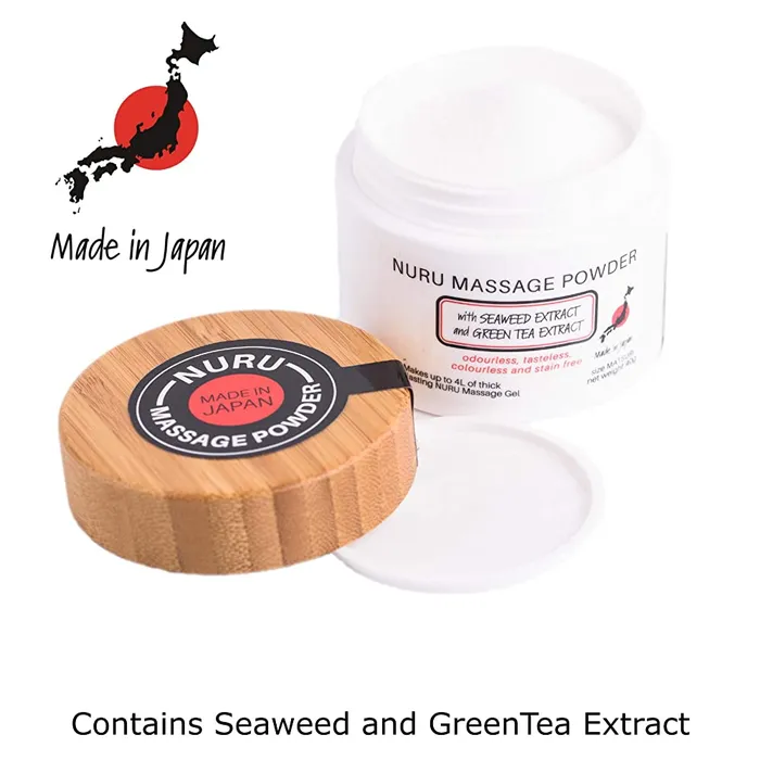 EROTICGEL Eroticgel Nuru Massage Powder with Seaweed and Green Tea Extract 40g Couples