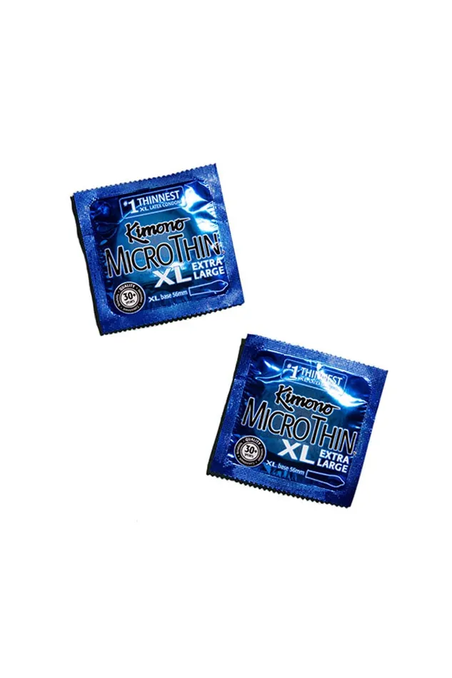 Male Sex Toys Kimono Kimono MicroThin XL Condoms 12 pack