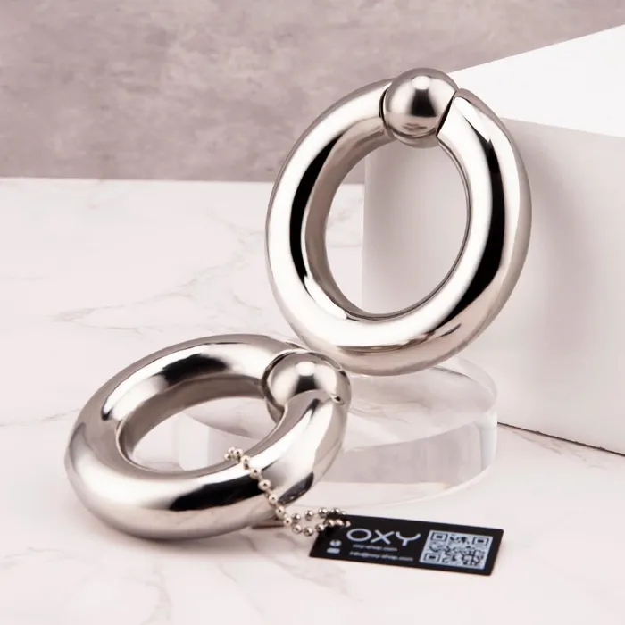 Male Sex Toys Oxyshop Heavy Cock Ring Ball Stretcher 350gr 077lb