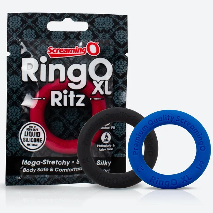 SCREAMING O Anal Screaming O Ring O Ritz XL Black