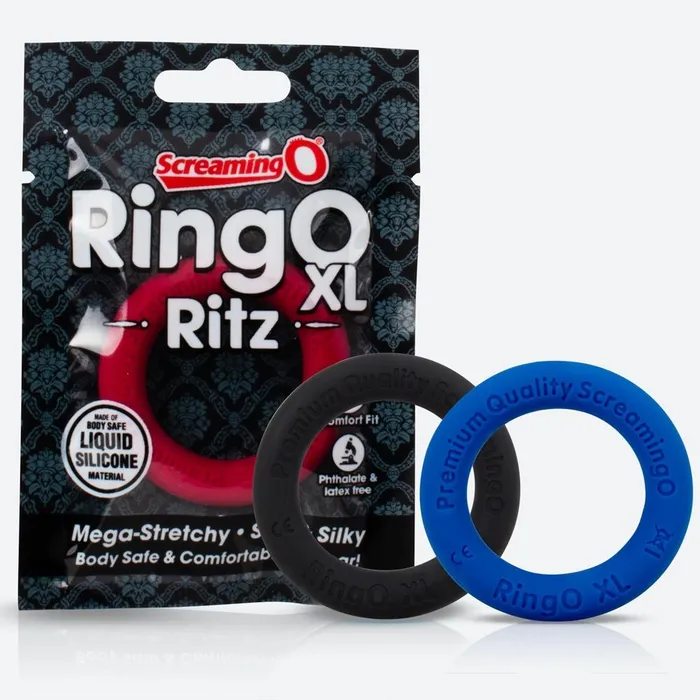SCREAMING O Anal Screaming O Ring O Ritz XL Black