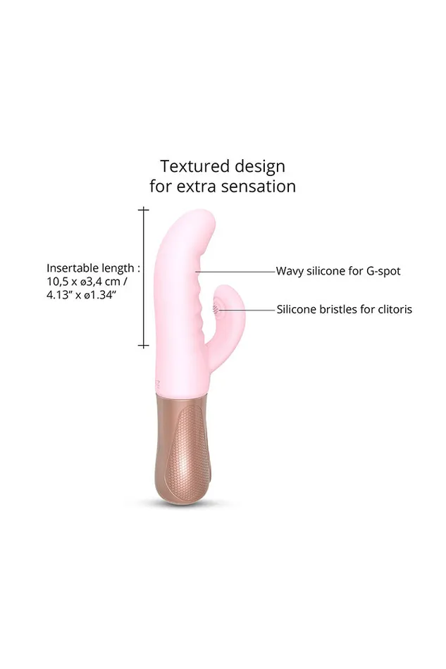 Vibrators Love to Love Sassy Bunny Thrusting Rabbit Vibrator Pink Love to Love